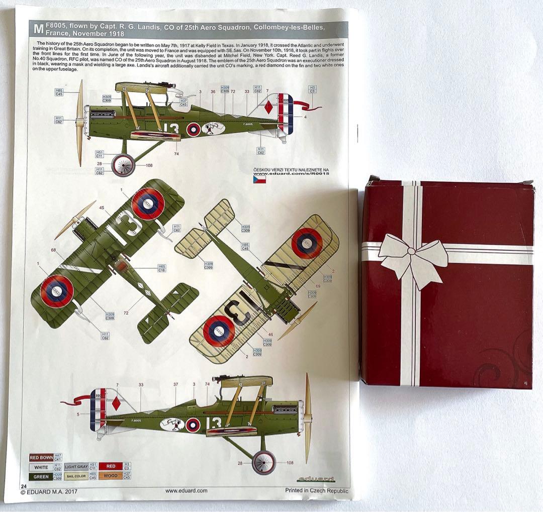 航空機・ヘリコプター eduard  class SE.5a 1/48 dual combo