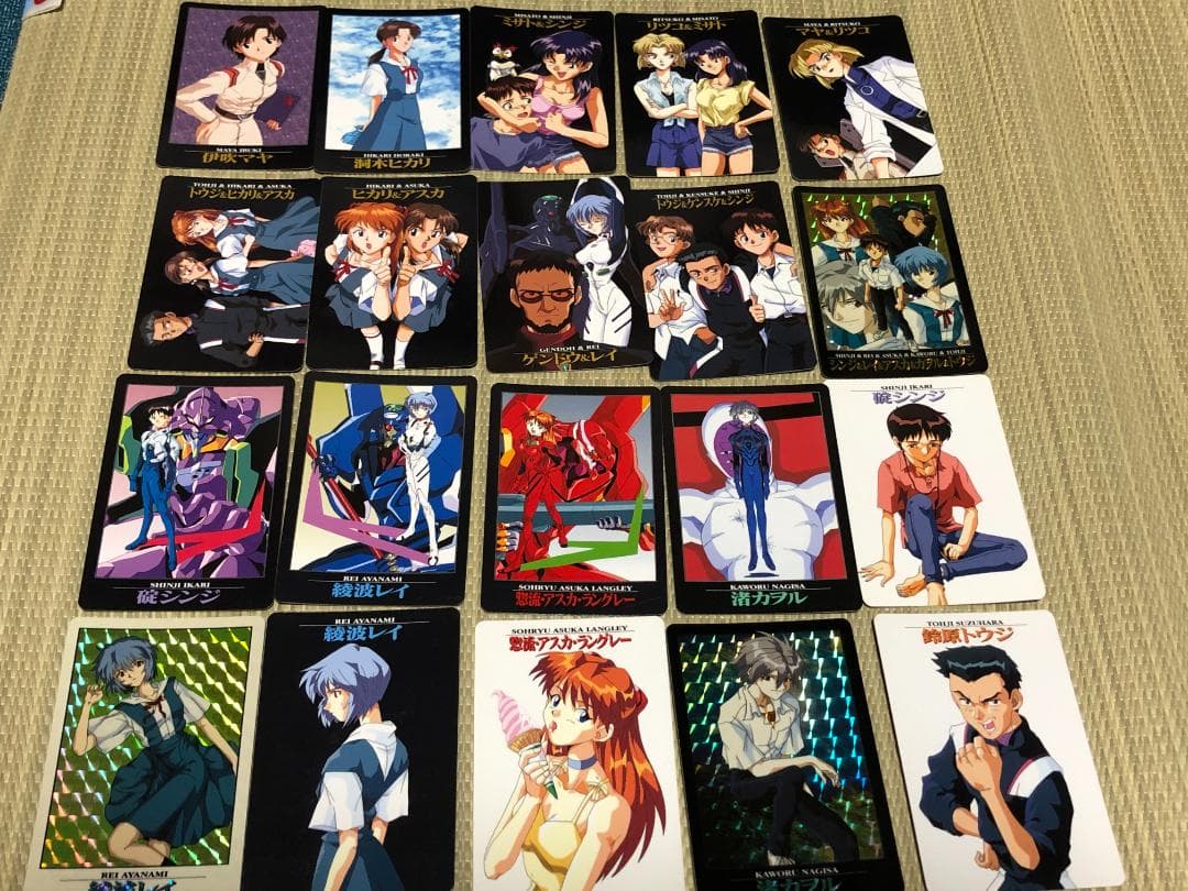 バンダイ 　新世紀エヴァンゲリオン カードダス 第1弾・第2弾　計69枚