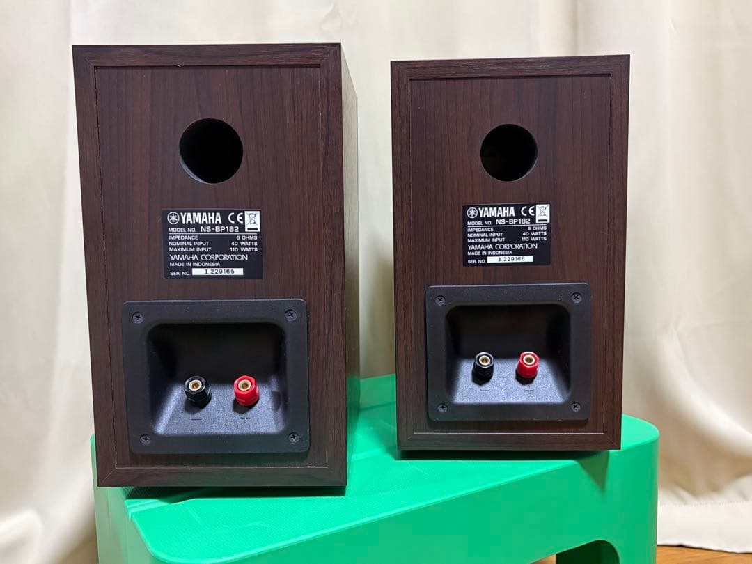 美品！YAMAHA スピーカー NS- BP182 ケーブル&バナナプラグ付