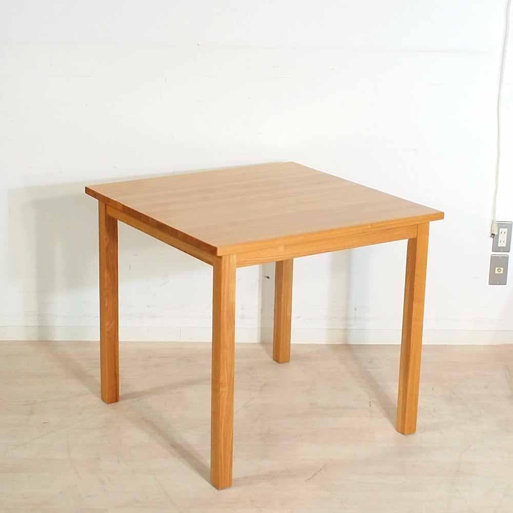 無印良品/MUJI タモ材 ダイニングテーブル 80cm ZR24356