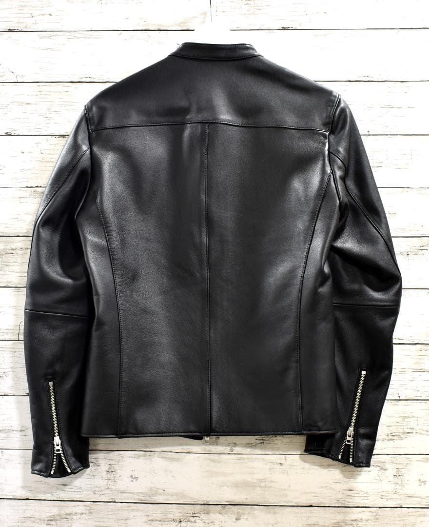 シングルライダース ラムレザー Mサイズ EDIFICE 417 中古 美品