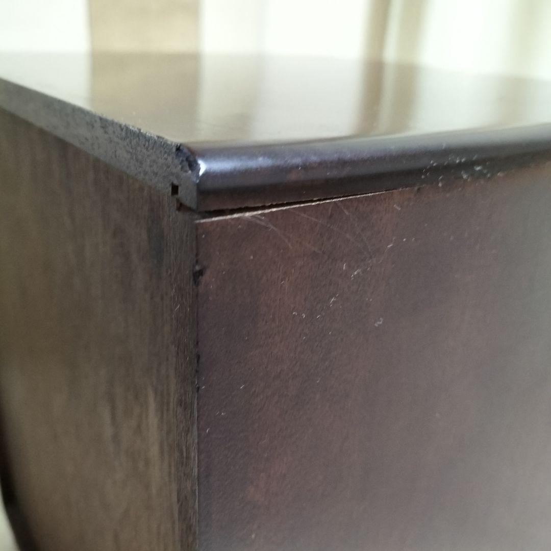 刺繍　木製チェスト　収納ケース　 3段