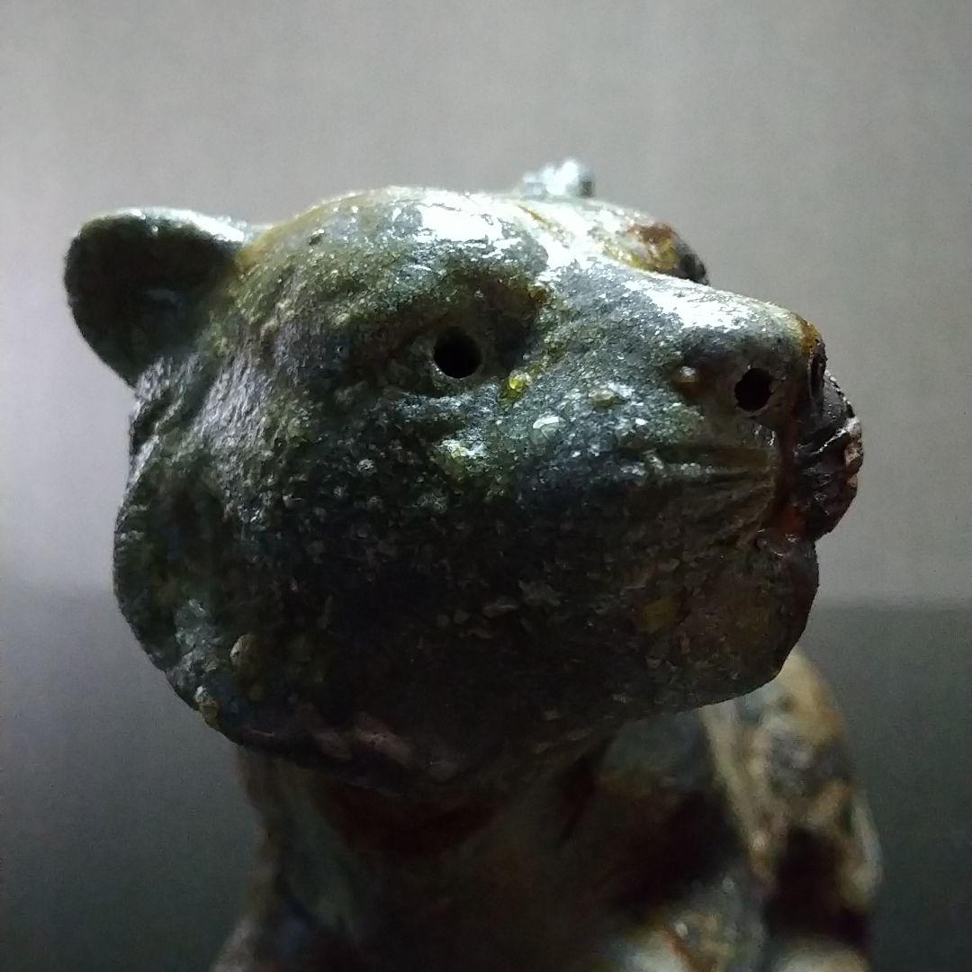 【備前焼 虎】Bizen ware tiger figurine (送料込み)