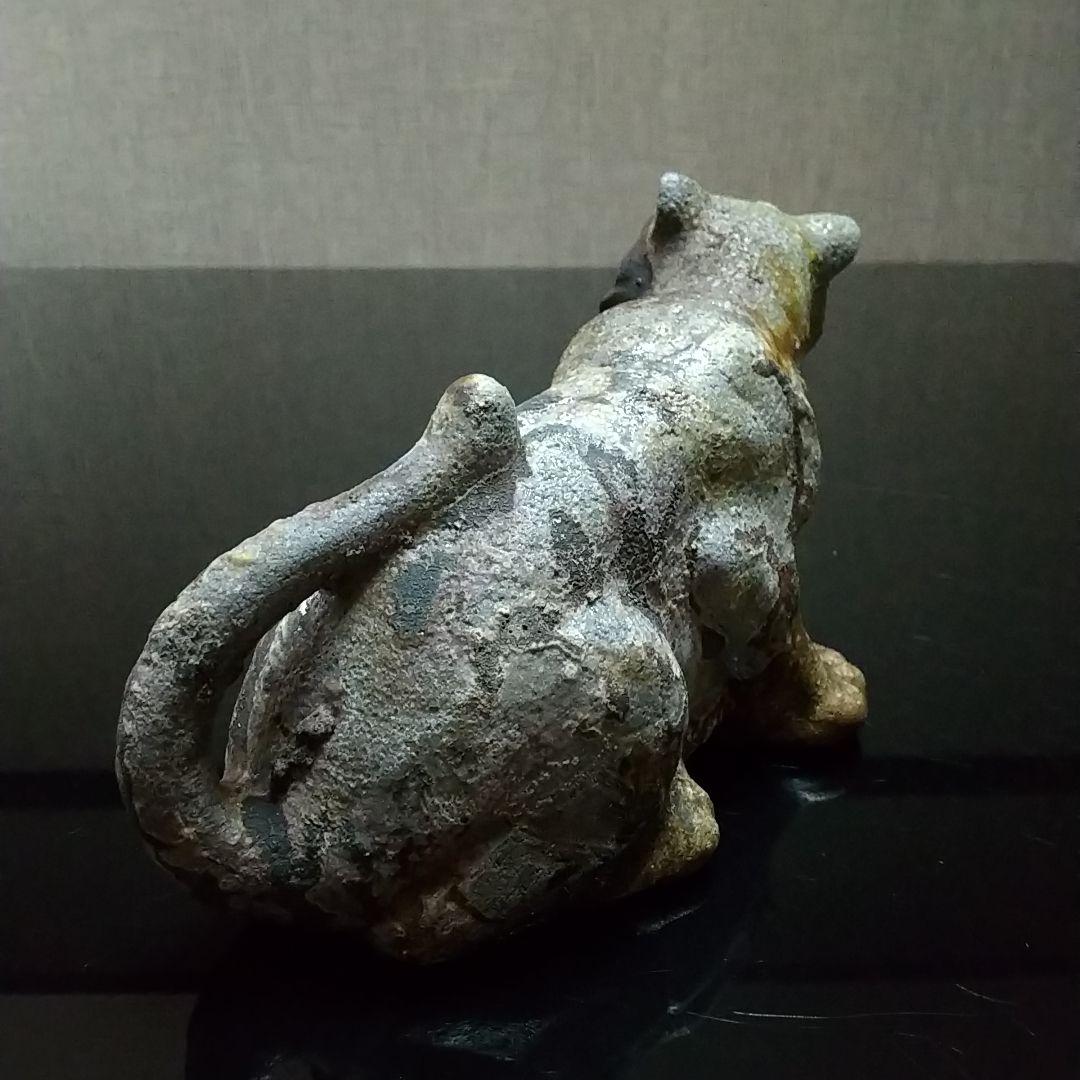 【備前焼 虎】Bizen ware tiger figurine (送料込み)