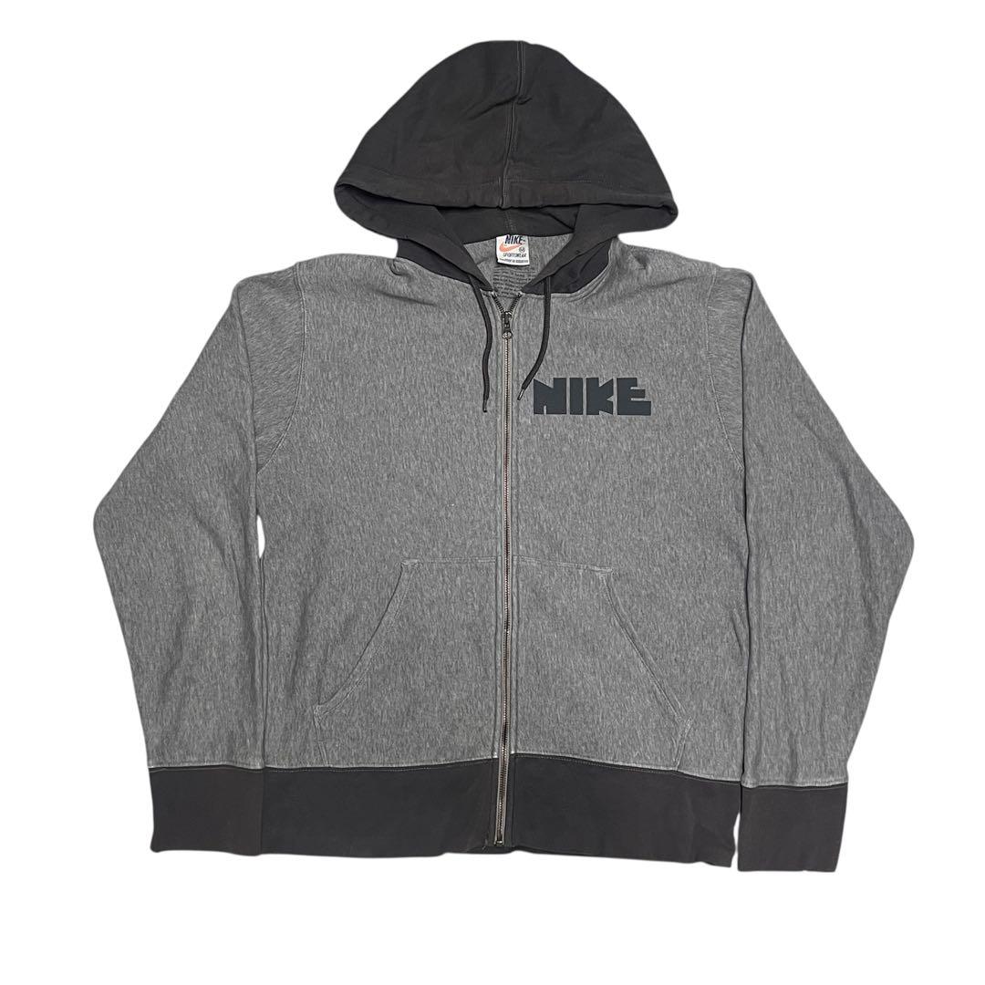 【希少】00s NIKE ホワイトレーベル 復刻 ゴツナイキ ジップパーカー