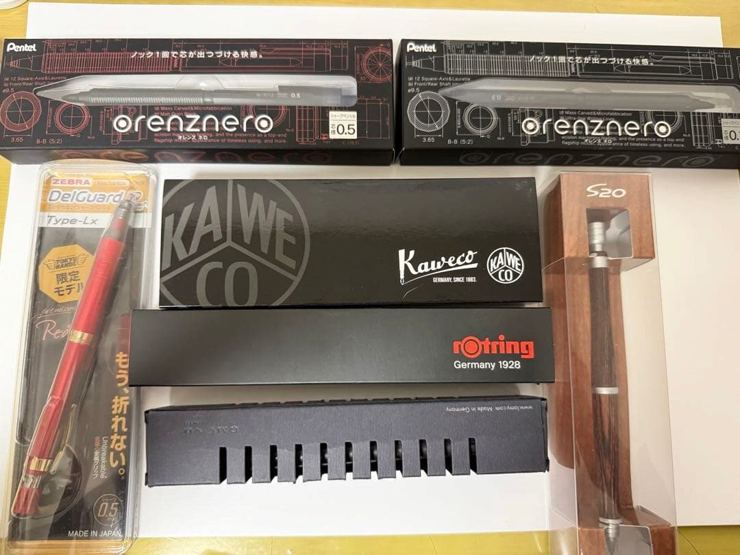 【未使用】シャーペン 豪華まとめ売り 箱あり rotring Kaweco 他