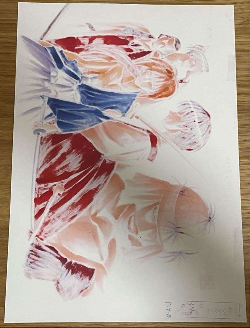 瀬田宗次郎 2枚セット　るろうに剣心　複製原稿複製原画　原画　セル画