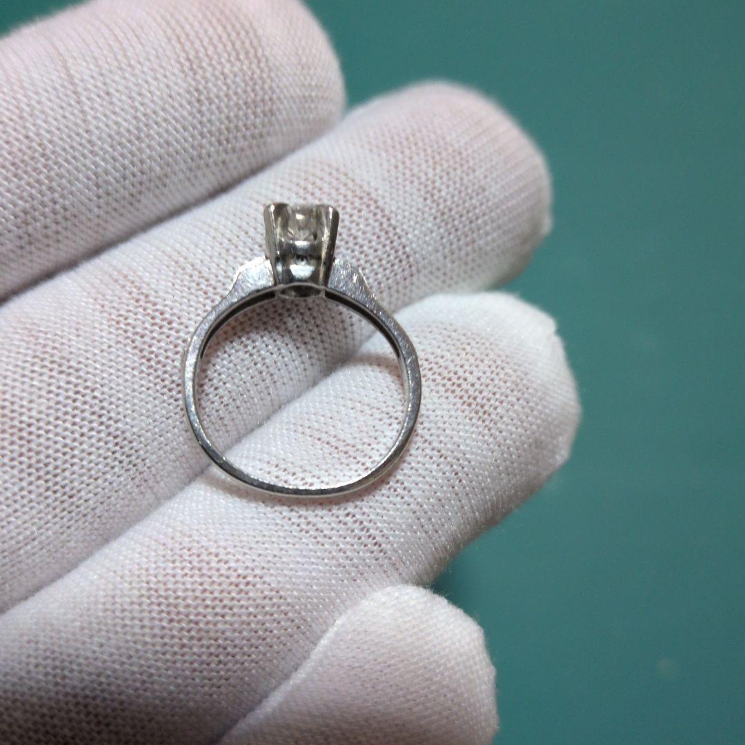 プラチナ　900　ダイヤ　リング　6号