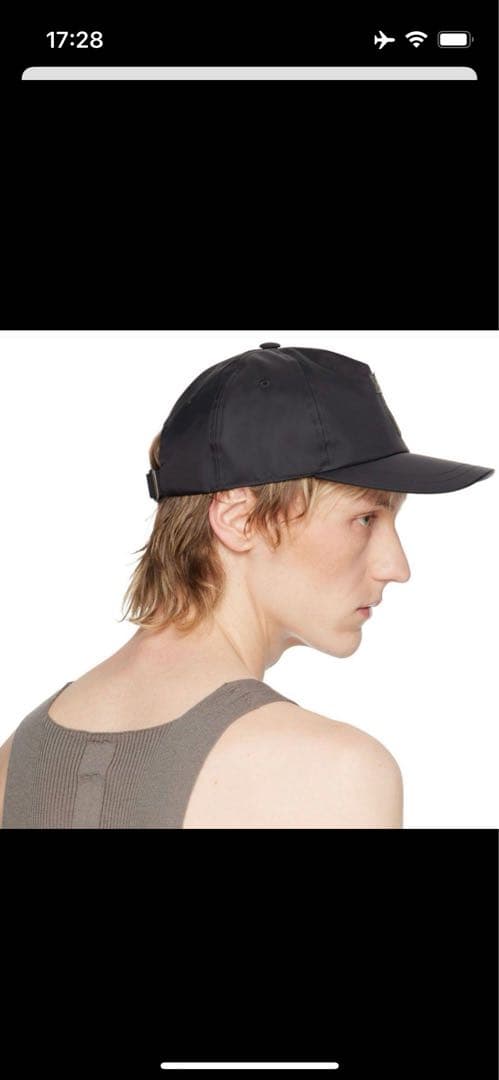 Rick Owens × Champion BASEBALL CAP キャップ