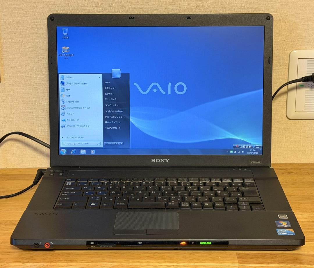 Windowsノート本体 SONY VAIO