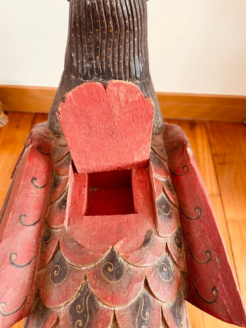 貴重！インドネシアガルーダ 職人手作りヴィンテージ