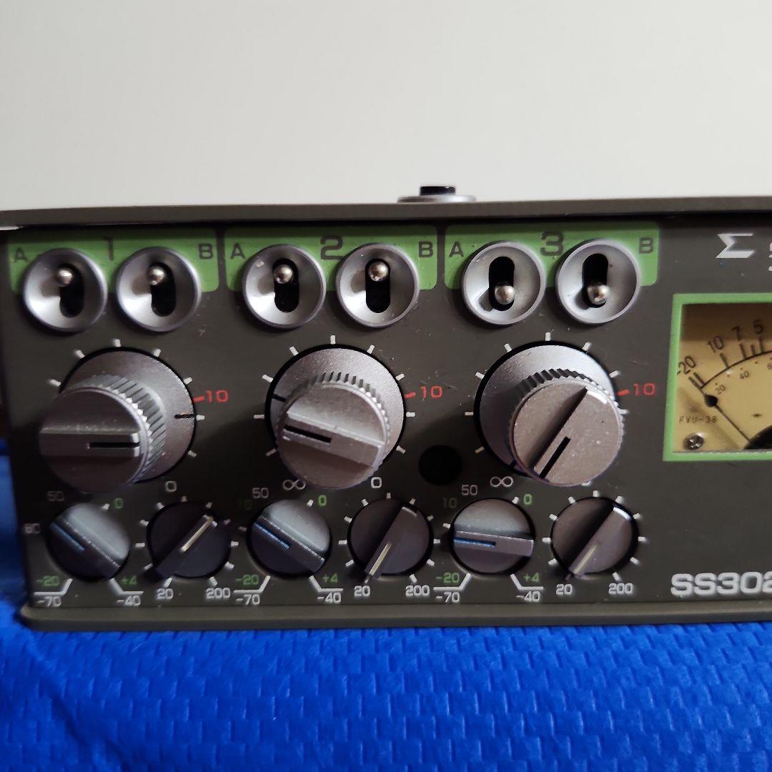 シグマSS-302 ポータブル3Chミキサー　映像制作向け【美品】