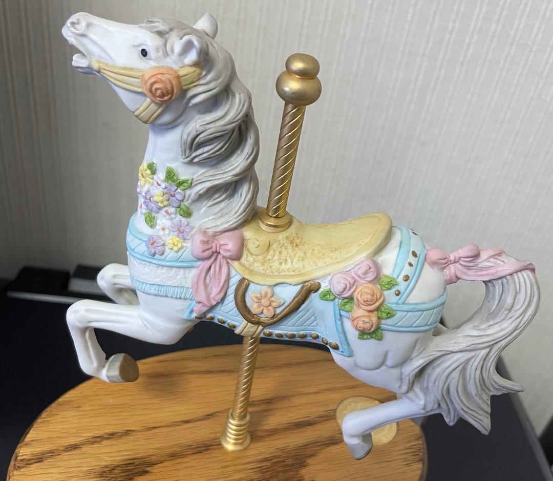 カルーセルコレクション　回転木馬オルゴール　レトロ　アンティーク