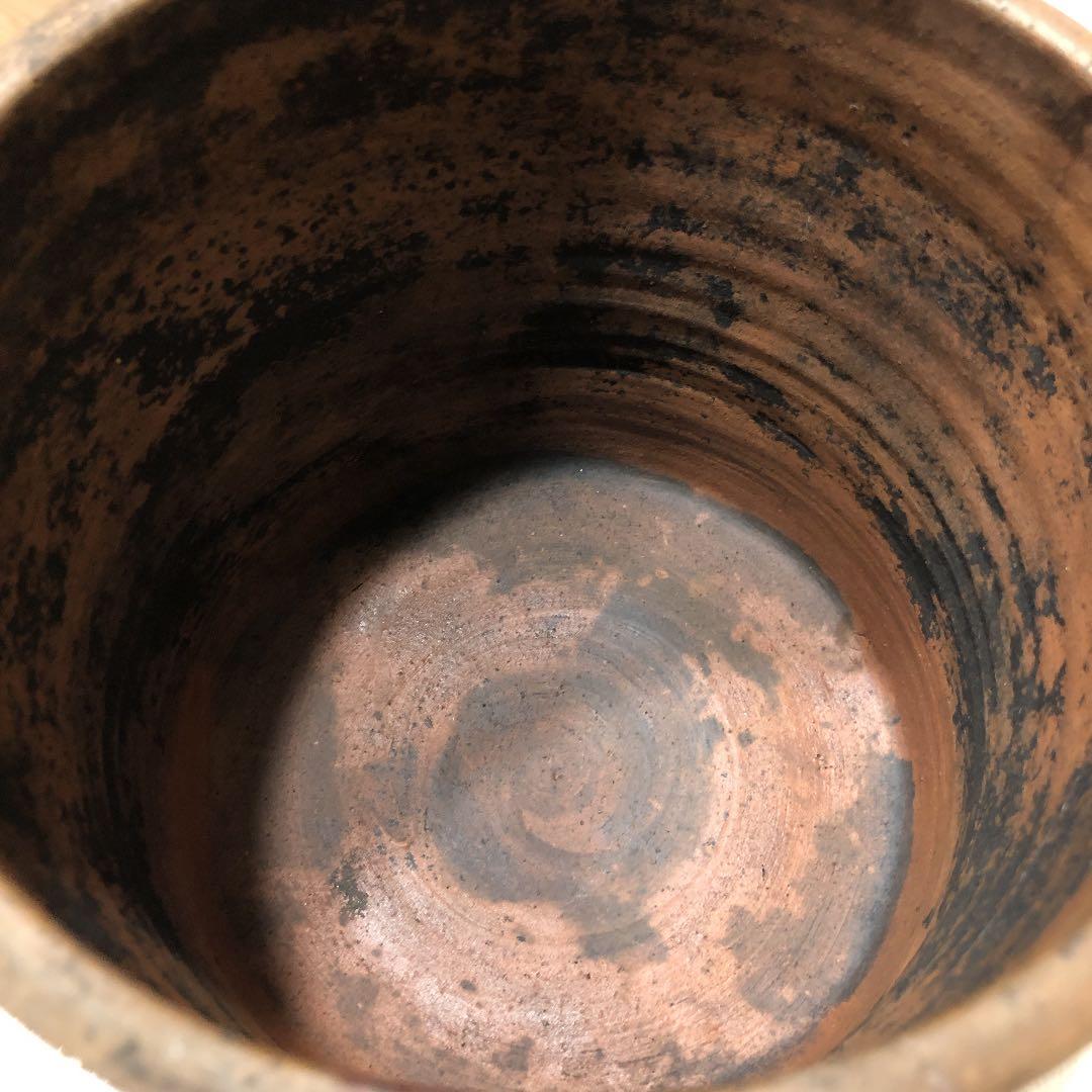 古備前　備前焼 南窯組 大響平治　茶道水指　壺