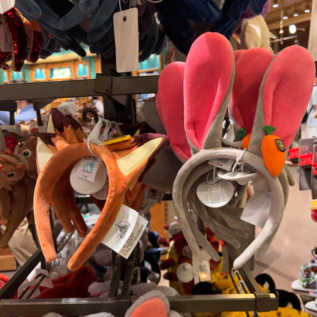 新品正規品✨ 上海ディズニー ズートピア カチューシャ ニック&ジュディ