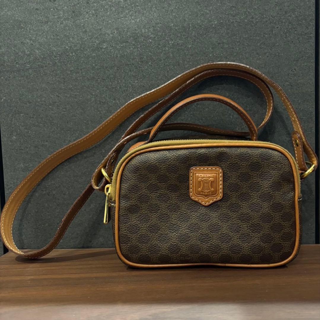 セリーヌ　マカダム　2wayショルダーバッグ