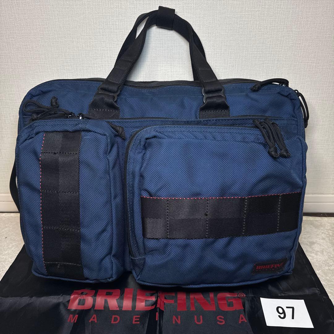 27 美品　ブリーフィング　BRIEFING ネオトリニティライナー　ネイビー