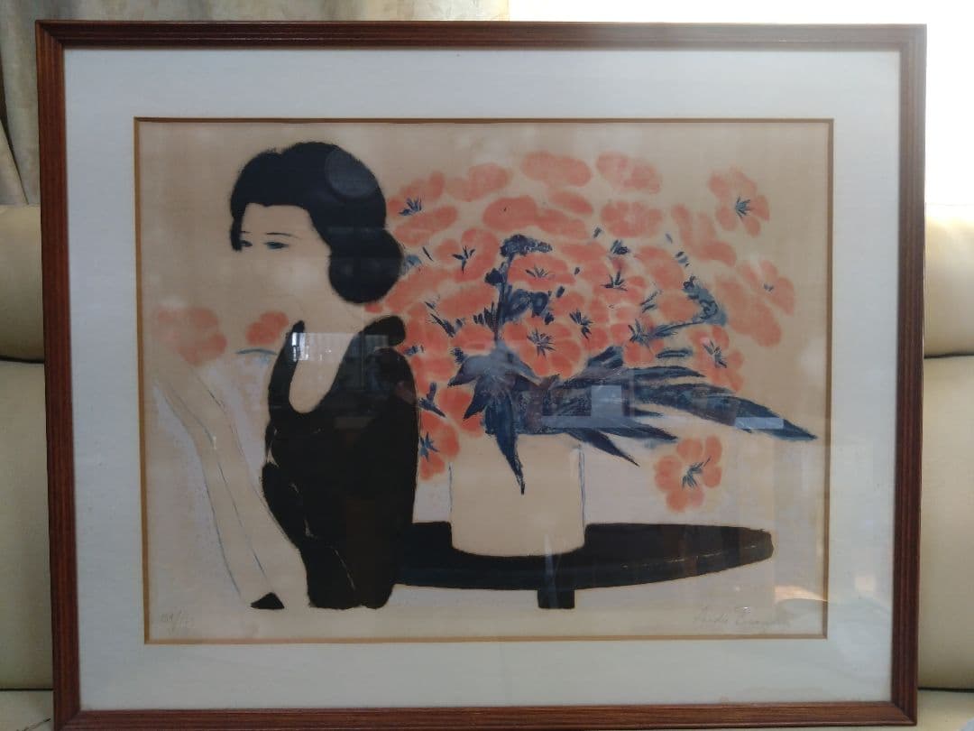 アンドレ・ブラジリエ　 リトグラフ バラ色の夢