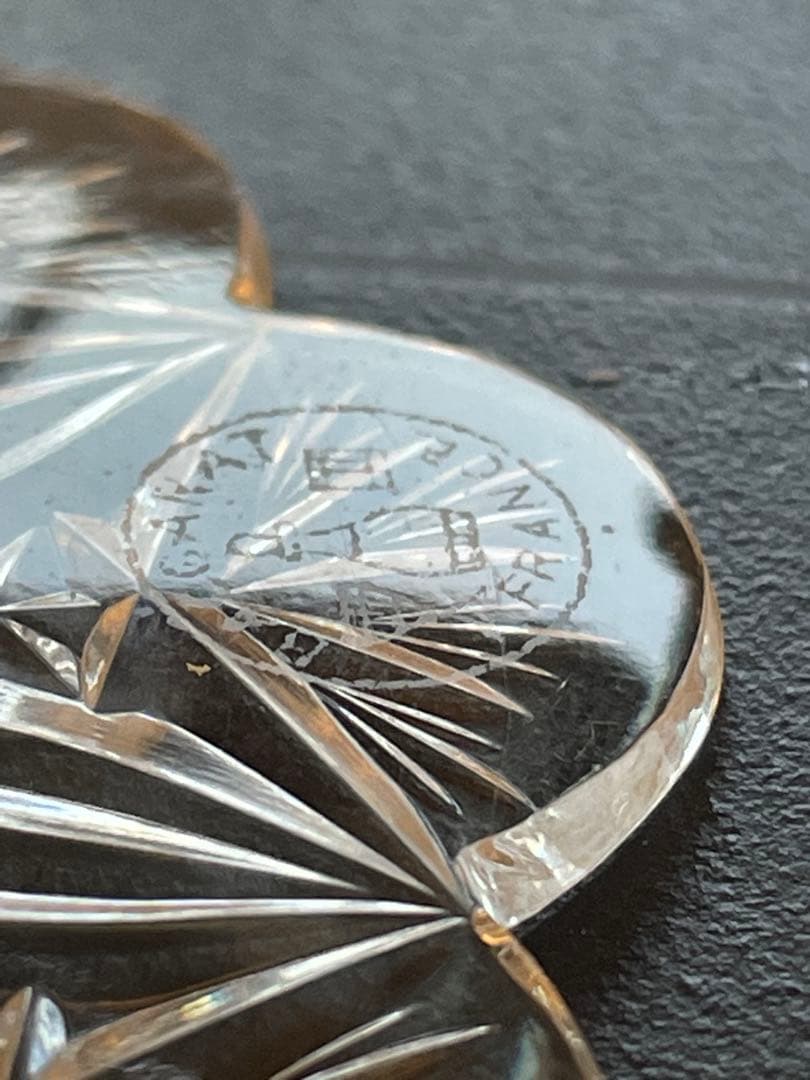 バカラ　グラス　オールドバカラ　2脚　コレクション　アンティーク　ヴィンテージ