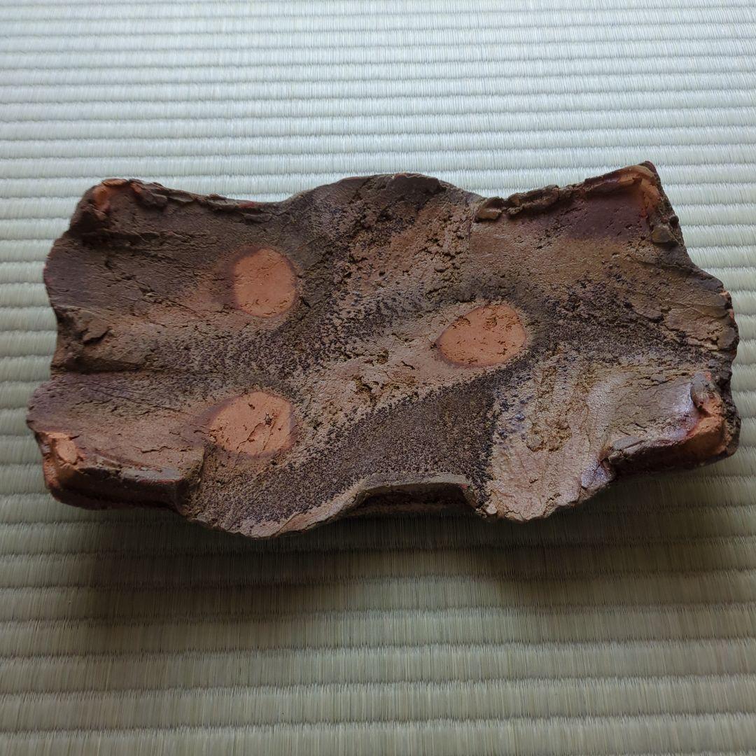 A 282 備前　　　作家物・角大皿　　（新品未使用品）