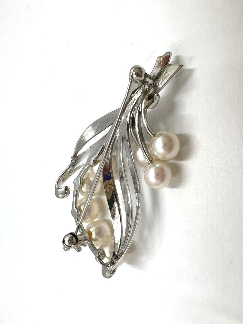 ミキモト MIKIMOTO パールブローチ ケース付き