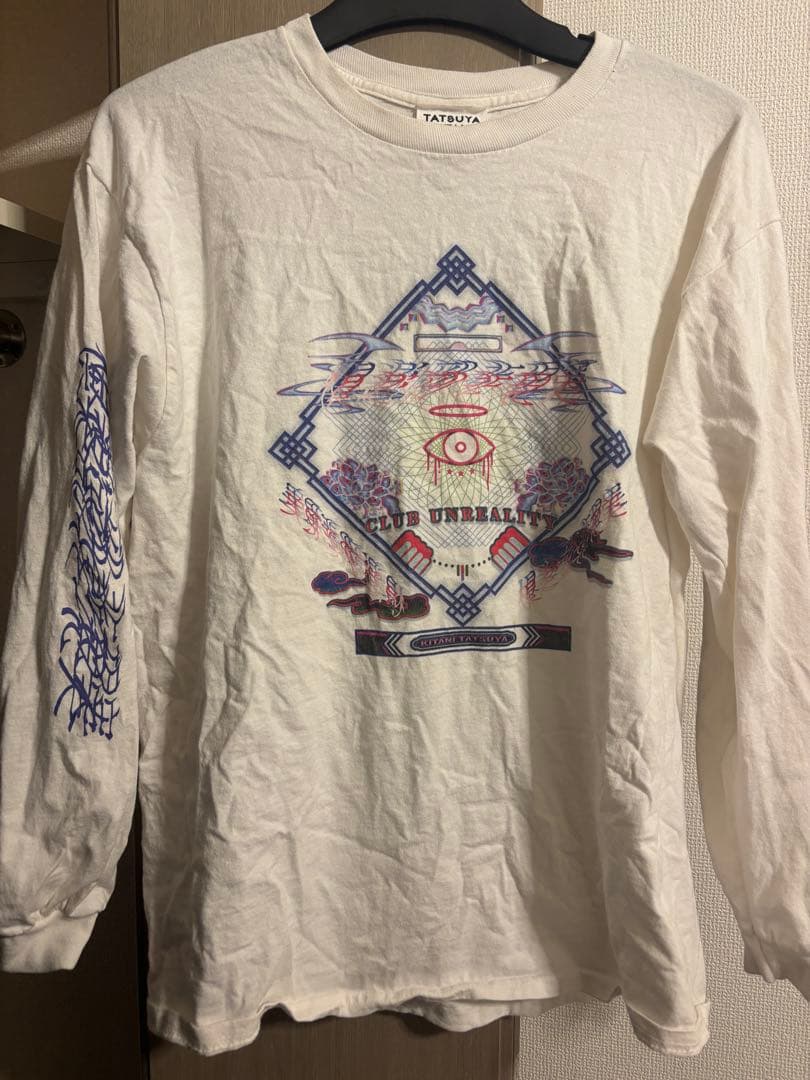 キタニタツヤ 倶楽部非現実ロンT (シロ) L