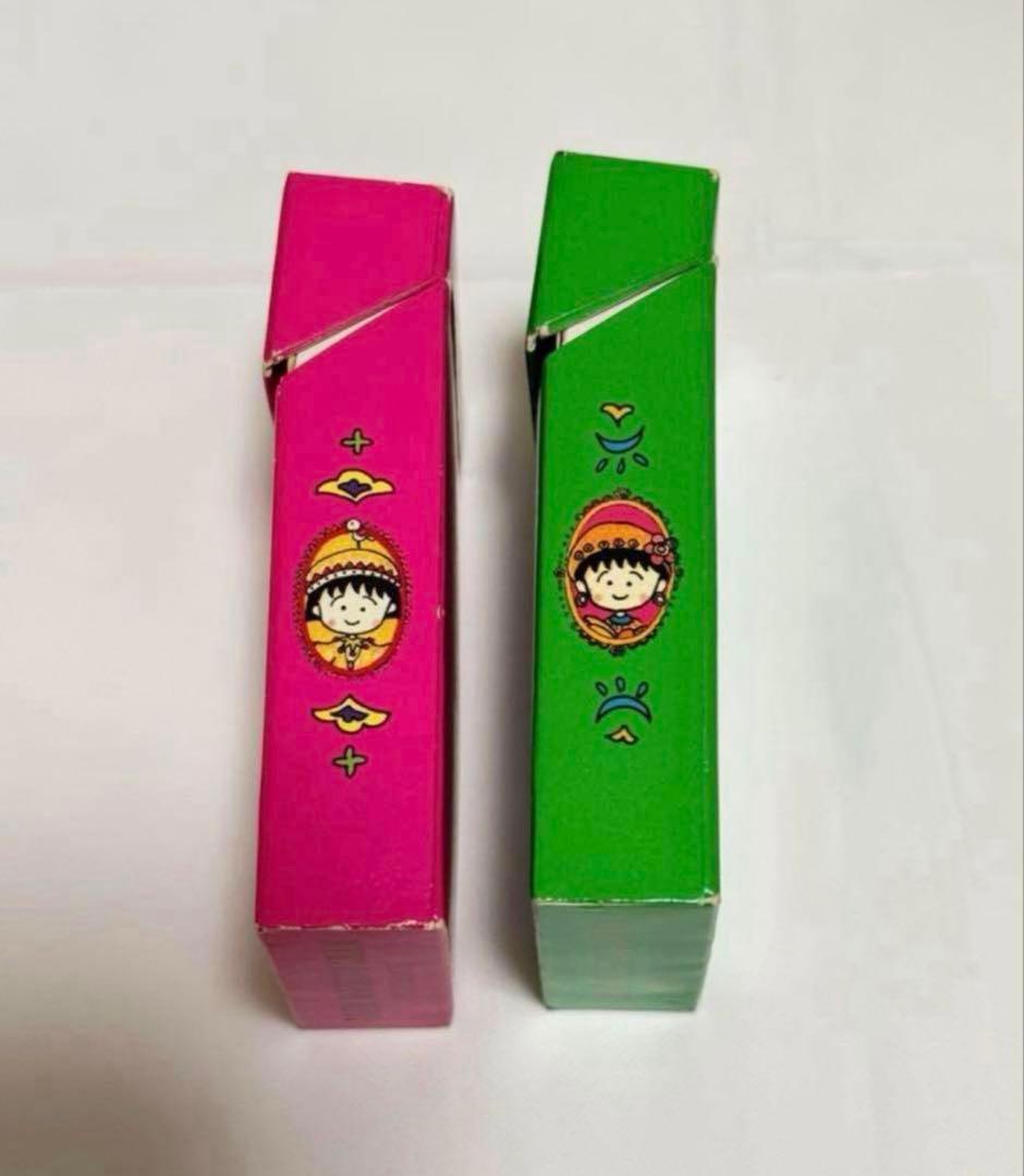 当時物　ちびまる子ちゃん　森永チョコレート　空箱　おまけカード