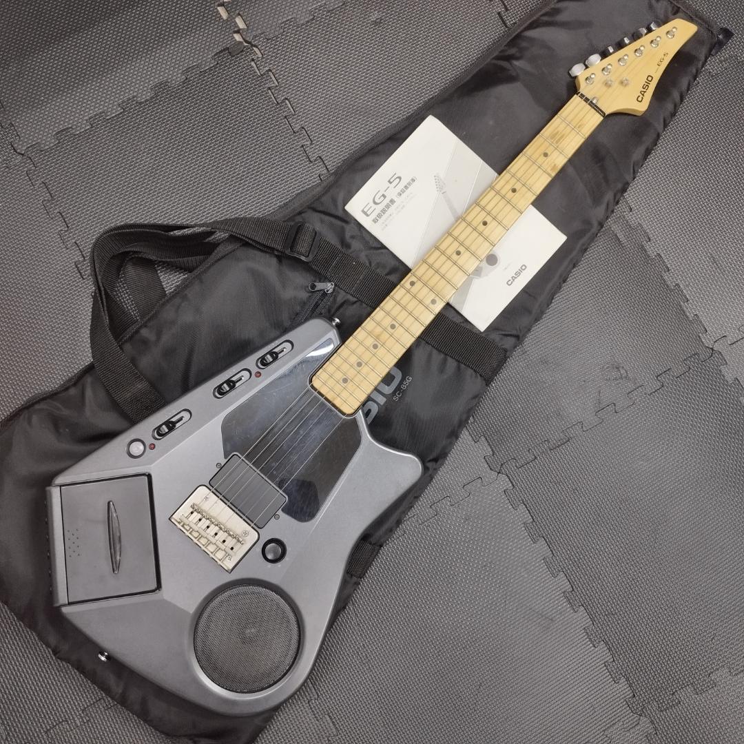 美品　Casio EG-5 エレキング アンプ内蔵 レコーダー カシオ