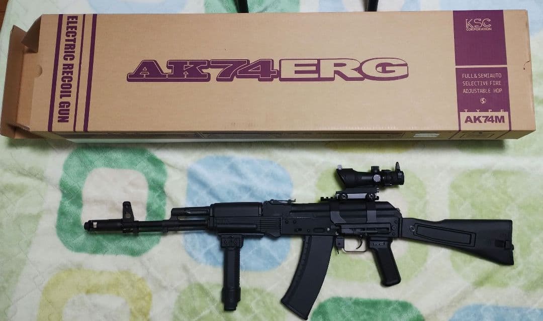 KSC 電動ガン AK74M ERG 対象年齢18才以上 AK74ERG