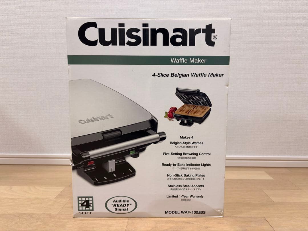 Cuisinart クイジナート ワッフルメーカー WAF-100JBS