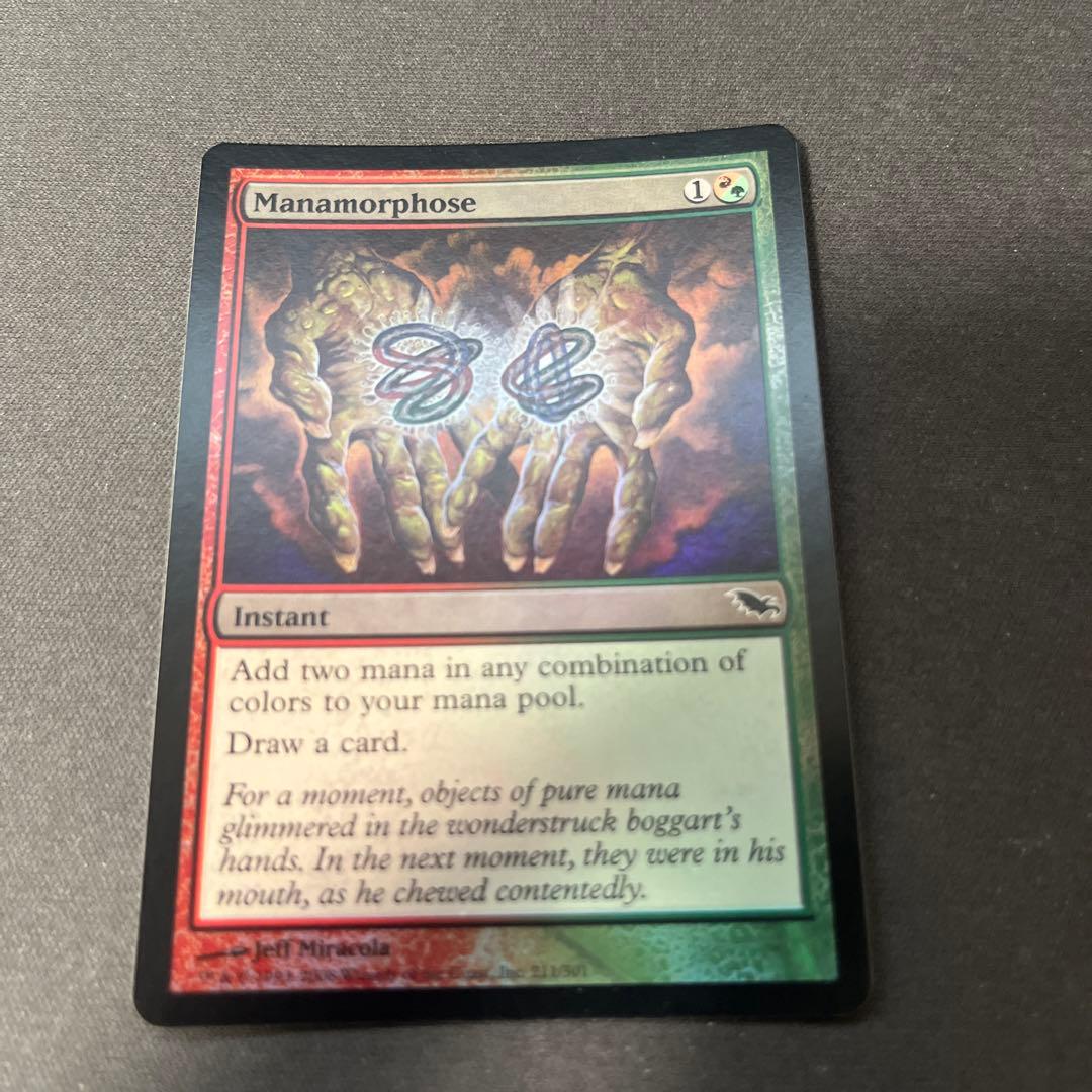 MTG foil 《魔力変/Manamorphose》[SHM]英語