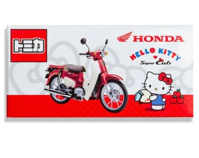 合金製　20個セット　トミカ スーパーカブ × HELLO KITTY CUB