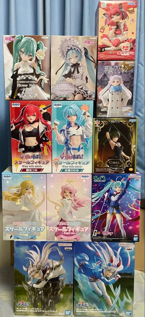 美少女プライズフィギュア　12点