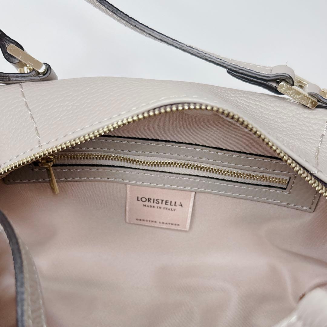 【人気商品】loristella ボストンバッグ　ショルダー　グレー　2way