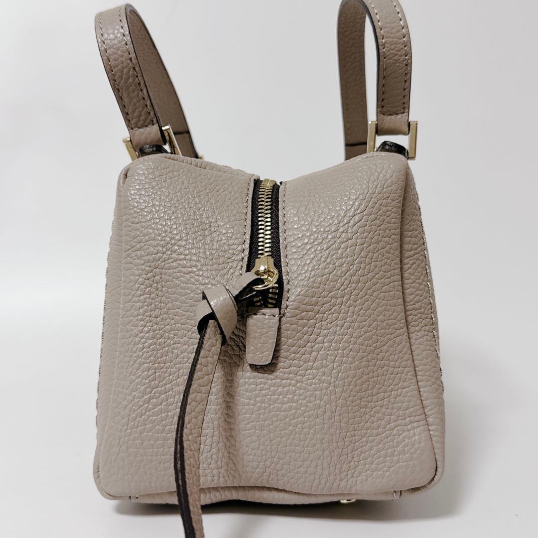 【人気商品】loristella ボストンバッグ　ショルダー　グレー　2way