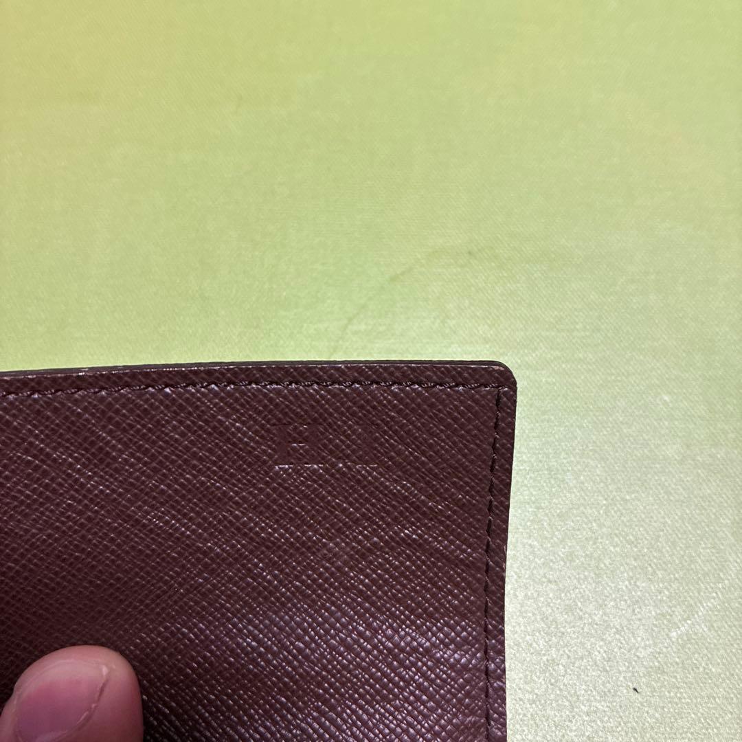 ルイヴィトン　ダミエ　三つ折り長財布