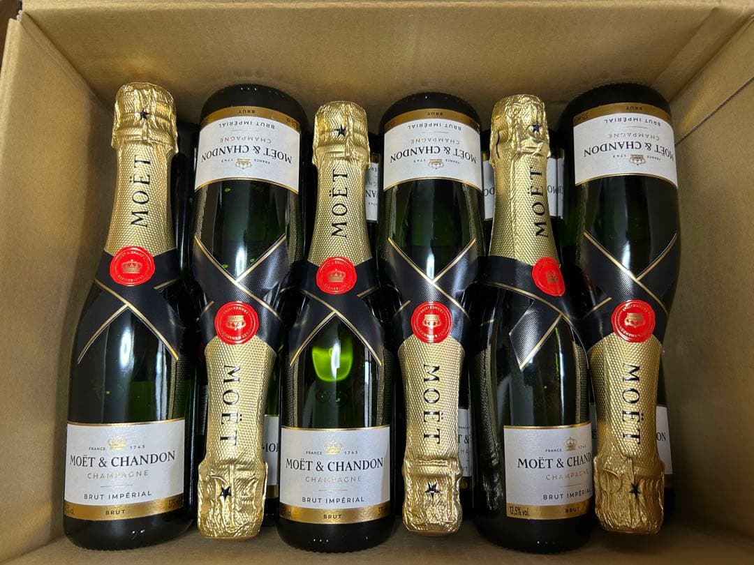モエ・エ・シャンドン　ハーフボトル 375ml 7本　新品未開封