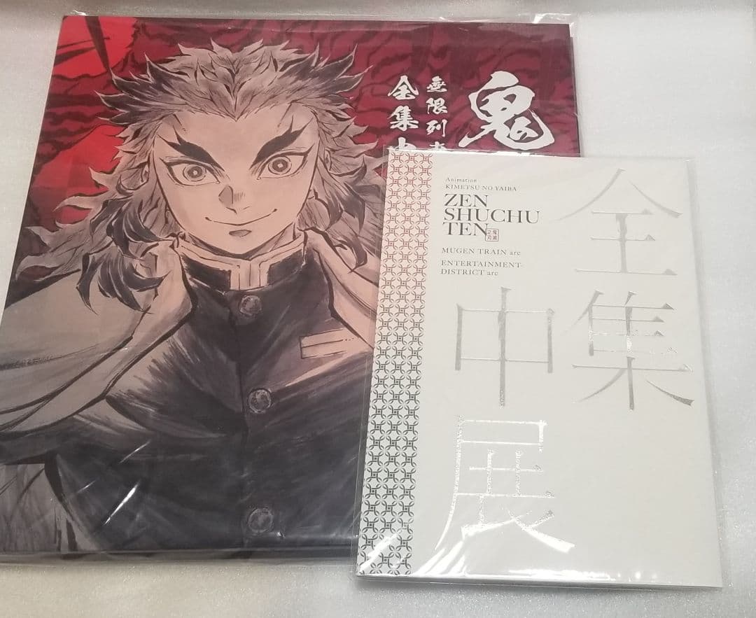 鬼滅の刃　全集中展　無限列車　遊郭　煉獄　炭治郎　色紙　ケース　パンフレット