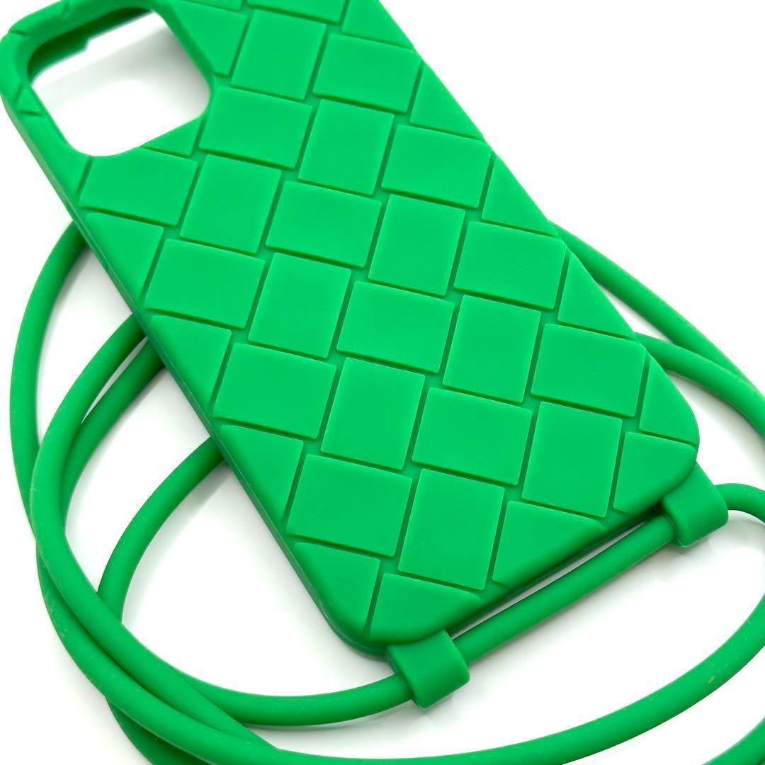【新品未使用】BOTTEGA VENETA 　iPhoneケース12pro　紐付