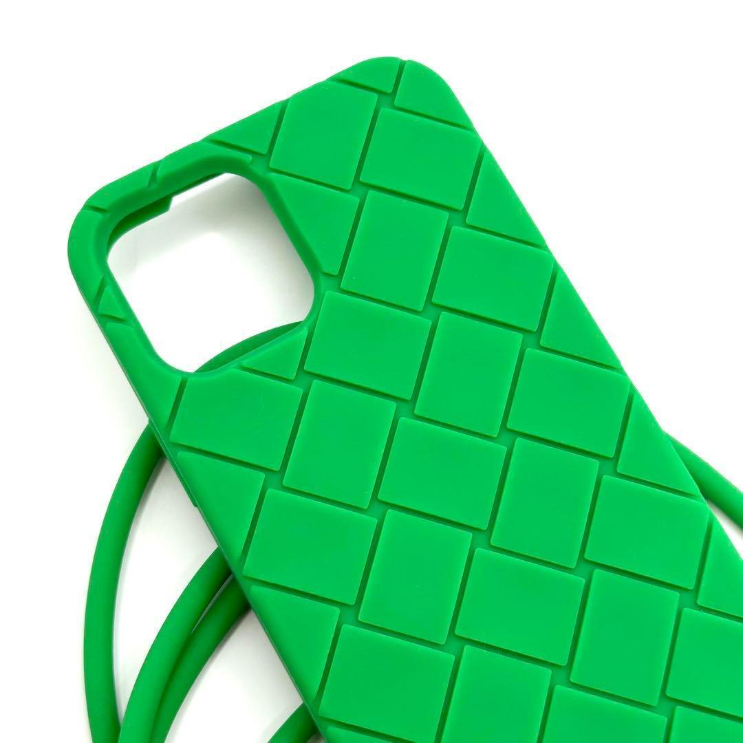 【新品未使用】BOTTEGA VENETA 　iPhoneケース12pro　紐付