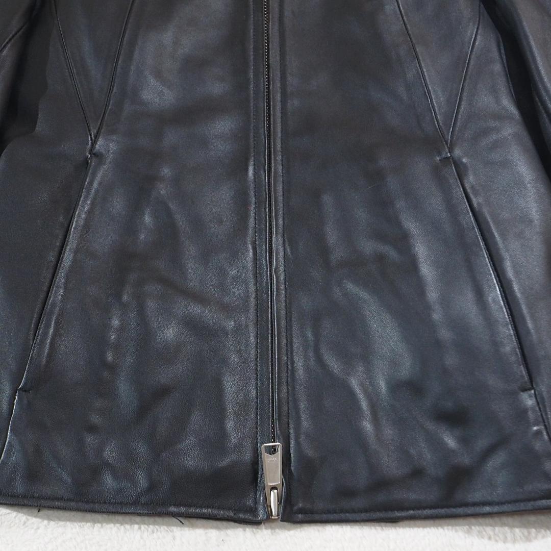 近年モデル バッファローボブズ ラムレザー ライダースジャケット ダウンライナー