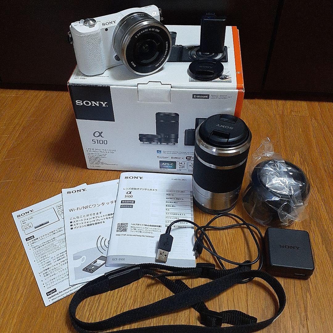 SONY α5100 ホワイト E 16-50mm レンズ付き