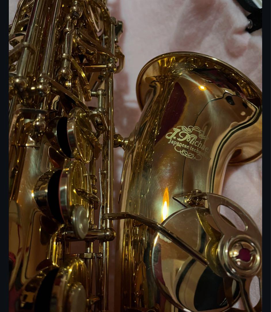 J.Michael アルトサックス　練習用の防音ケース入り