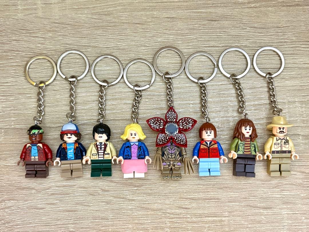 ストレンジャー・シングス ミニフィグ キーホルダー 8個セット