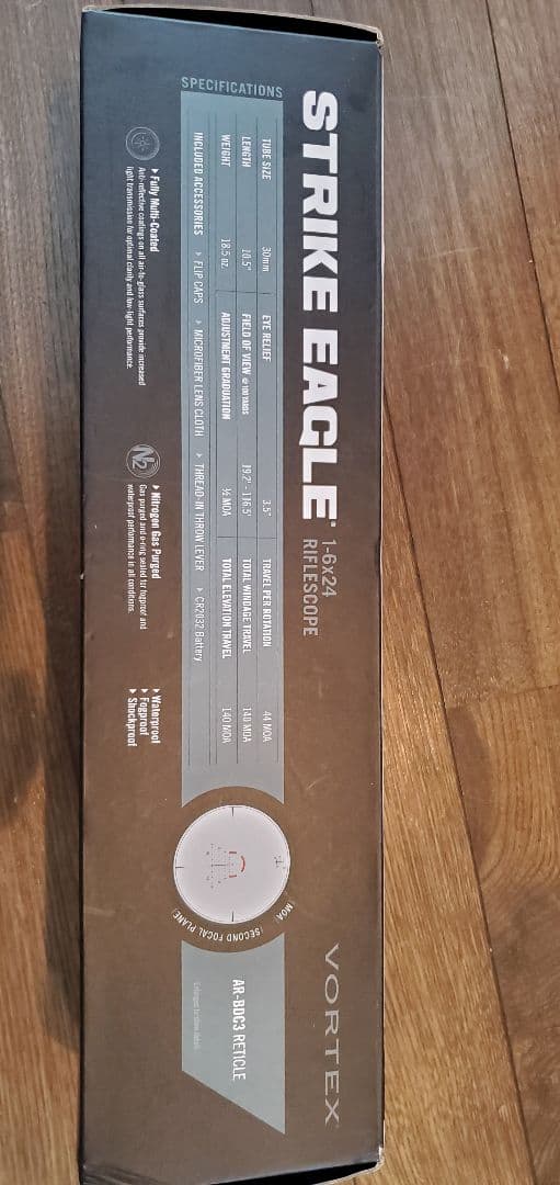 【実物】Vortex STRIKE EAGLE 1-6x24