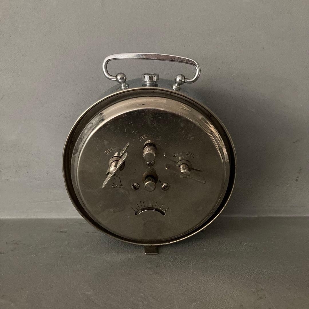 SEIKO 精工舎 アンティーク 置き時計 ニューコロナ クローム 夜光