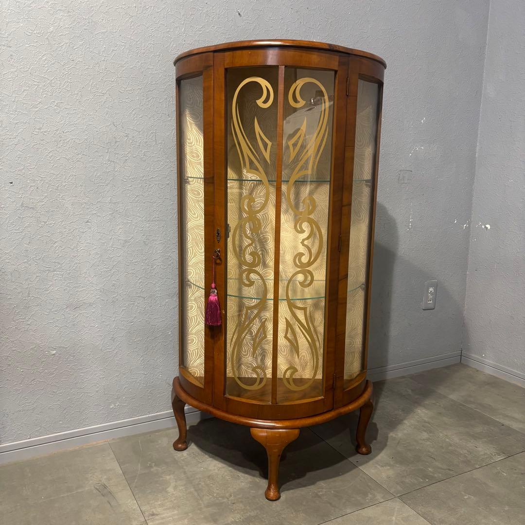 ガラスショーケース　ジョンブル　アンティーク