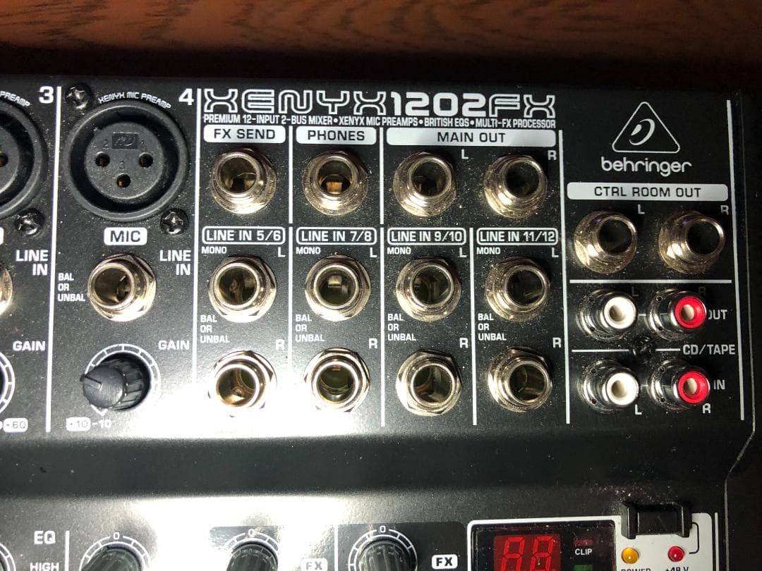 Behringer XENYX 1202FX アナログミキサー