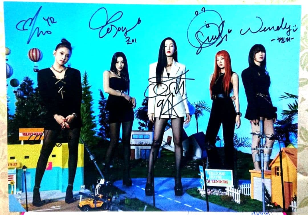 Red Velvet レドベル 直筆 サイン 当選品 레드벨벳 アイリーン 韓国