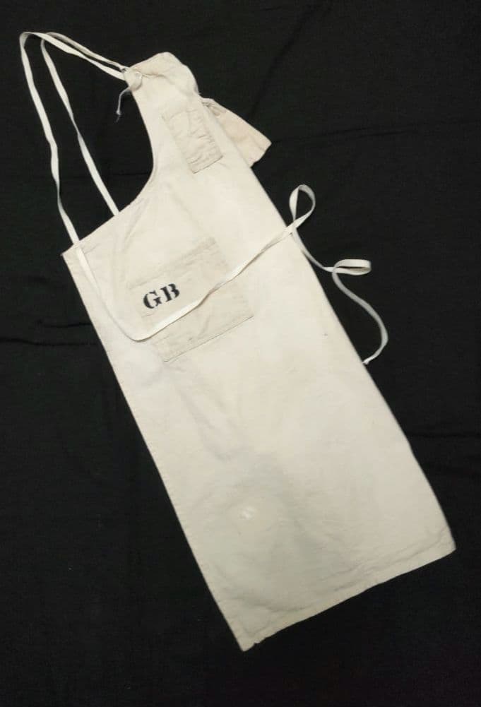 ヴィンテージ ミリタリーエプロン 2枚セット ワークエプロン スウェーデン軍